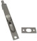 QCAA Solid Brass Flush Bolt, Square Shape, 6, Brushed Satin Nickel, 1 Pack, Made in Taiwan