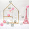 Lichterkette Cotton Ball, KWODE LED Cotton Bälle Light USB& Batteriebetrieben, Kugel Kette für Innen Mädchen Teenager Baby Zimmer Deko Home Weihnachten Hochzeit Party Ø4cm Kleine Bälle pink-gray-white