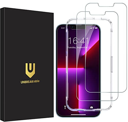 UNBREAKcable MU Series iPhone 2021 Model 6.7 inch Transparent tempered Glass Screen Protector 2-Pack