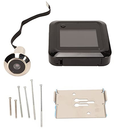 ciciglow Peephole Camera, 2.4in Video Doorbell Camera 145 Degree Wide Angle Door Viewer Electronic Door Camera Door Security Camera