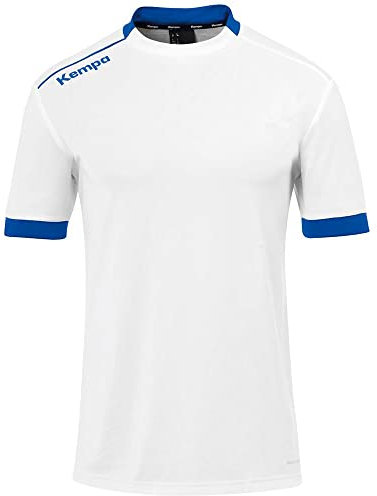 Kempa Herren Player-Shirt Tshirt, Weiß/Blau, M