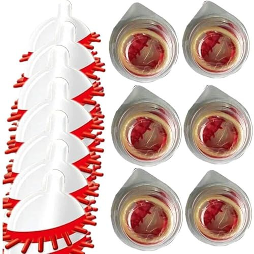 20pcs Blume Dornig Kondome für Männer, Besonders Empfindlich Spike Kondom Adult Sex G-Punkt stimulieren Condom (red)