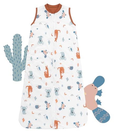 schlummersack Schlafsack Baby Sommer 80 cm dünn Känguru | Babyschlafsack Sommer 1.0 Tog 1 Tog Baby Schlafsack Sommer | Sommer Schlafsack Baby Baumwolle Frühling
