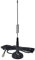 HYS Antenna CB da 27 MHz con supporto magnetico, compatibile con radio portatili e scanner Cobra, Midland, Uniden, Maxon (BNC)