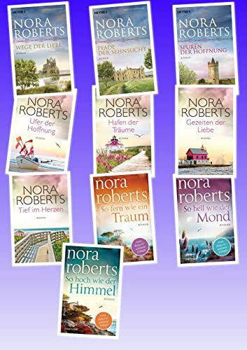Nora Roberts Set mit Die Quinn Saga, O'Dwyer Trilogie, Templeton Trilogie (Heyne/Blanvalet Verlag Taschenbücher)