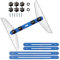 Stair Tread Template Tool - Solid Stair Tread Gauge, Shelf Layout Tool & Stair Tread Template Tool Jig, Stair Tread Measuring Tool Compatible with Many Types of Layout Projects (Red) (RED) (Blue)