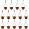 SPORTARC Lot de 14 pots de fleurs en plastique à suspendre pour décoration de balcon