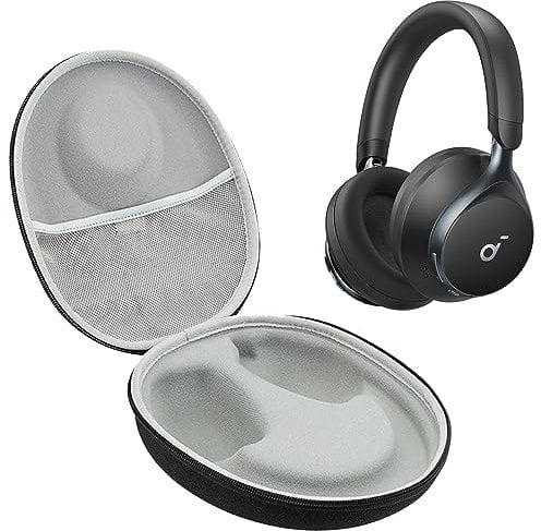 Hard Carrying Case for Soundcore by Anker Space One Wireless Over-Ear Bluetooth Headphones, Portable Handheld Shockproof Protective EVA Travel Storage Case for Space One
