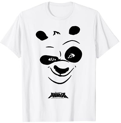 DreamWorks Kung Fu Panda Halloween Big Face Costume Tee Po Maglietta