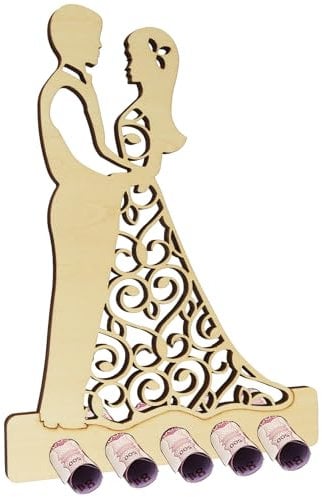 Hochzeitsgeschenk Geldgeschenk Geldgeschenke Verpackung zur Hochzeit Hochzeitstag Geschenke aus Holz für Männer Frauen Hochzeitsgeschenke Ideen Originell für Brautpaar Geld Hochzeitskarte Geschenk