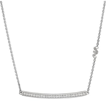 Emporio Armani Halskette aus Sterlingsilber mit Karabinerverschluss für Damen