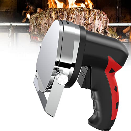 Generic Cutter Coltello Elettrico per Kebab, Silenzioso e a Velocità Variabile, Affettatrice Commerciale per Kebab Turco con Lama Coltello Elettrico per Kebab da 80 W Gyro Shawarma Cutter