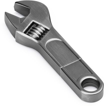BORLTER CLAMP Clé USB 32 Go, Clef USB 2.0 Clé à Molette Flash Drive Stockage Disque Mémoire Stick pour Le Stockage et la Sauvegarde, Noire