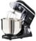 Kitchen in the box Batidora Amasadora, 7,5 L Amasadora de Pan de 1400 W, Robot de Cocina Con Batidor, Gancho Amasador, Batidora Mezcladora (Negro)