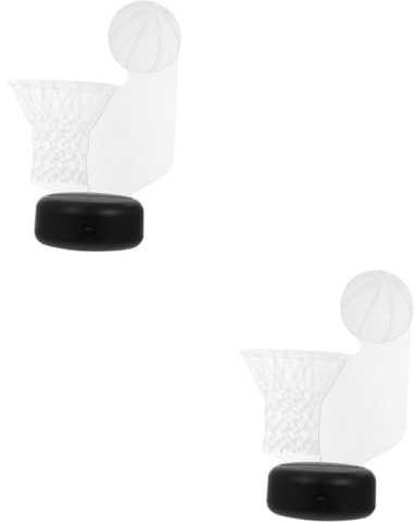 Artibetter 2 Set Basket Insegna Neon USB Luce Notturna 3D Lampada Da Notte Lampada Visiva 3D Luce Da Comodino Lampade Da Comodino Luci Notturne A LED Per Bambini Basket 3D Luce Di Notte