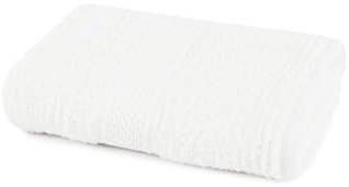 Bassetti POP COLOR - Set Asciugamani Da Bagno Viso e Bidet Coppia Asciugamani da Bagno con Ospite | 60x110 cm + 40x60 cm (BIANCO)
