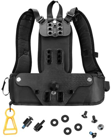 TOSRWGLL 103166 Rückplatten-System passend für ProTeam Staubsaugermodelle: AviationVac, LineVacer HEPA, LineVacer ULPA, MegaVac, Super CoachVac, Super QuarterVac, QuietPro BP; runde