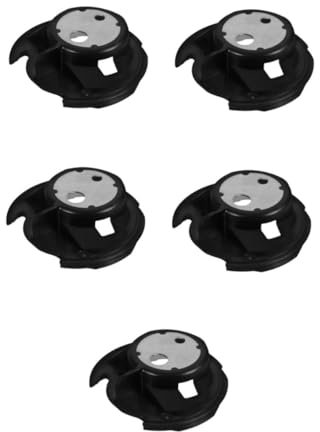 SHINEOFI 5pcs Sewing Machine Bobbin Case Brother Bobbin Cover Plate Treadle Sewing Machine Belt Sewing Machine Guide Sewing Machine Bobbins Sewing Machine Chair Sewing Bobbins Black Plastic