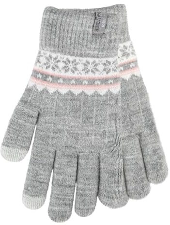 totes toasties® Ladies Stretch Knitted SmarTouch Gloves