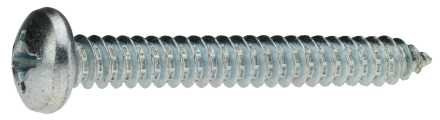 Reidl Linsenkopf Blechschrauben 4,8 x 50 mm DIN 7981 Stahl galv. verzinkt farblos 250 Stück