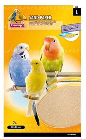 Cajou 84 Stück Vogel-Sandteppich hygienisch sauber, einfach zu reinigen (28 x 46 cm)