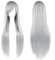 Fouriding 31 Smoke Gray Women's Long Straight Cosplay Party Wigs Hairpieces Hair Cap Lolita Style Anime Wig