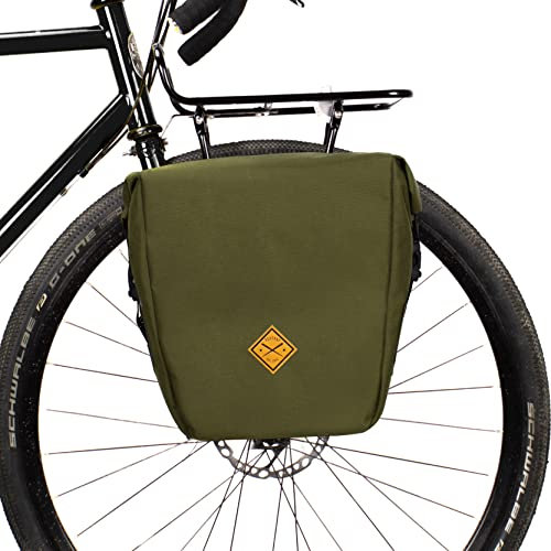 Strap Fahrradtasche, Klickfix, 13 l/22 l, wasserdicht, Uni, RS_PAN_SML_OLV, Oliv, S