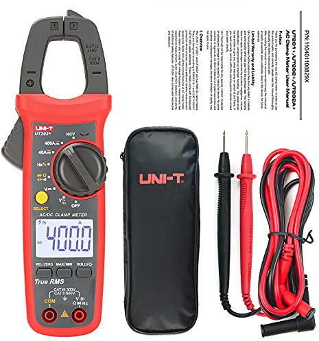 UNI-T UT203+ Pinza amperometrica digitale Corrente automatica AC/DC Multimetro retroilluminazione Max/Min True RMS