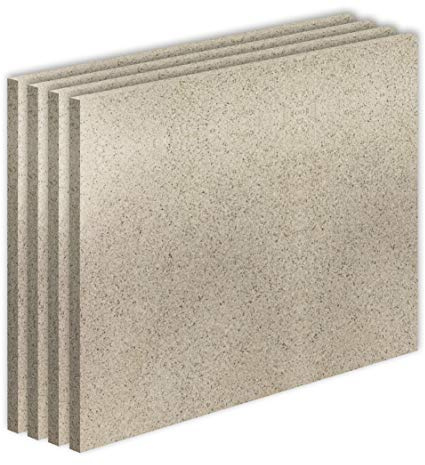 Vermiculite Platte Schamott-Ersatz SF600 30mm 800x600mm x 4