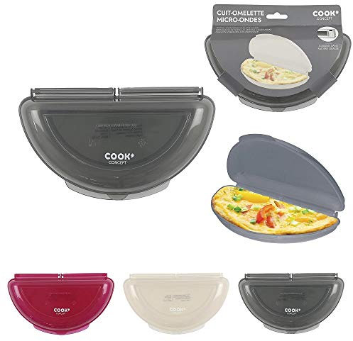 Les Colis Noirs LCN - Cuit Omelette Spécial Micro-Onde - Modèle Aléatoire - Œuf Oeuf Cuisson Cuisine - 512