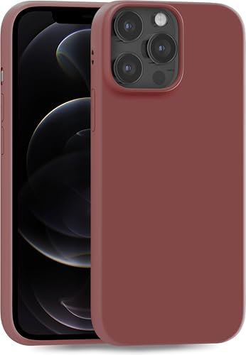 MyGadget Cover per iPhone 12 | 12 Pro - Custodia Protettiva in Silicone Morbido – Case TPU Flessibile - Protezione Antiurto & Antigraffio - Marrone