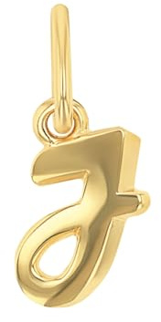Amor Motivanhänger Unisex Damen Herren Anhänger, Gold, J, Kommt in Schmuck Geschenk Box, 2013455