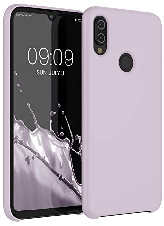 kwmobile Hülle kompatibel mit Xiaomi Redmi Note 7 / Note 7 Pro Hülle - Silikon Handy Case - Handyhülle weiche Oberfläche - kabelloses Laden - Helltaupe