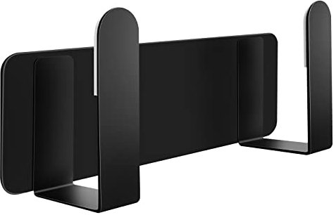 YOUGRIDDA Support de Couvercle de Pot, Support D'organisateur de Couvercle de Casserole en Acier Inoxydable 304 Fixé au Mur, Auto-Adhésif de 3M (Noir)