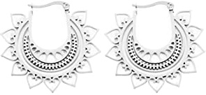 KKJOY Edelstahl große Silber Gold Hoops Piercings Ohrringe Schmuck Geschenke für Frauen Mädchen