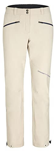 Ziener Damen NOREA Softshell-Hose | Skitour, Nordic, Winddicht, elastisch, funktionell, Silver beige, 46