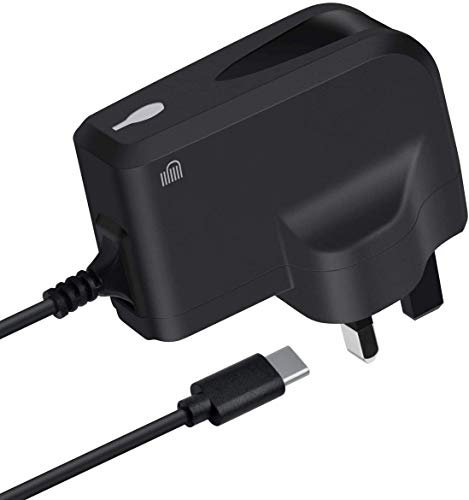 TECHNOPLAY Charger for Switch/Switch OLED/Switch Lite, Type-C Cable Power adapter compatible with Switch/Switch Lite and Switch Pro Controller-DOES NOT SUPPORT DOCK CHARGING AND TV MODE