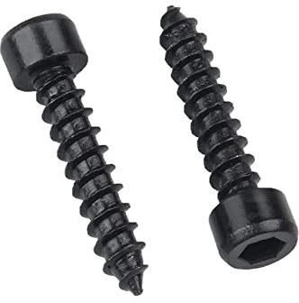 ORANXIN M4 x 25mm 30 Pcs Stufe 8.8 Selbstbohrende Schrauben Kohlenstoffstahl Zylinderkopf Treibschrauben Sprecher Trompete Fassungskappe Holzschrauben Schwarz