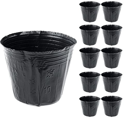 Pots de fleurs en plastique pour semis et semis - 9 x 8 cm