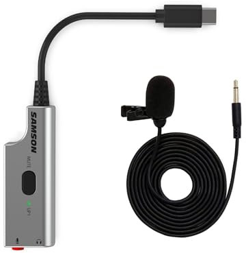 Samson LMU1 Broadcast Lavalier Microphone Bundle