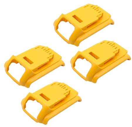 Compatible avec Le Kit de Reconstruction de Batterie Dewalt 20V Max,4 Remplacement du Boîtier de La Batterie pour DCB200, DCB201, DCB203, DCB204, DCB205,10 * 4.0Ah 5.0Ah Couvercle en Plastique