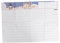 EXCEART 3 Stück 2021 Studienplan Monatlicher Wandkalenderplaner Wandkalender Poster tischkalender kalender schreibtisch Zeitplanungs-Wandkalender 2021 Tagesplankalender Papier Memorandum