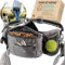 HUND IST KÖNIG Leckerlitasche für Hunde Leckerlis & Hundezubehör - Robuste Bauchtasche Hund - Futterbeutel Hunde mit Kotbeutelspender, Handyfach & Gurt für Flexileine