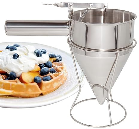 ALDKitchen Dough Dispenser | Stainless Steel | Batter Pourer (Funnel)