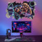 KAIRNE 3D Game Wall Sticker,Game Wallpaper for Boys Bedroom,Gamer Poster Xbox,Vinyl Gamer Wall Decal,Gaming Accessories for Kid Room,Removable Wall Art Decor for Teen 82CM×52CM