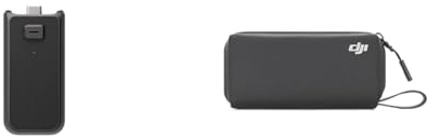 DJI Impugnatura con batteria integrata per Osmo Pocket 3, Compatibilità: 3 & Custodia da trasporto per Osmo Pocket 3, Compatibilità: Osmo Pocket 3