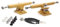 SPITBOARDS 36 mm Fingerboard Pro Trucks by, Real Lock Nuts, Rubber Urethane Bushings, Optimised Hanger, Width 36 mm, for Fingerboard Tuning and Assembling (Beige)