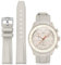 BONACE Bracelet incurvé en silicone pour montre Omega X Swatch 20 mm - Compatible avec Moonswatch Speedmaster - Bracelet de rechange sans espace pour homme et femme, 20 millimeters, Silicone, Pas de