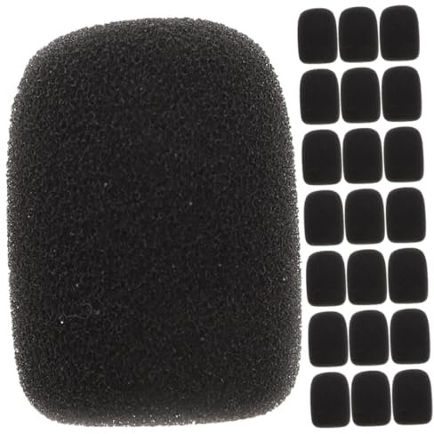 Parliky 24pcs Microphone Covers Windscreen for Headset Microphone Cover Mic Windscreen for Stage