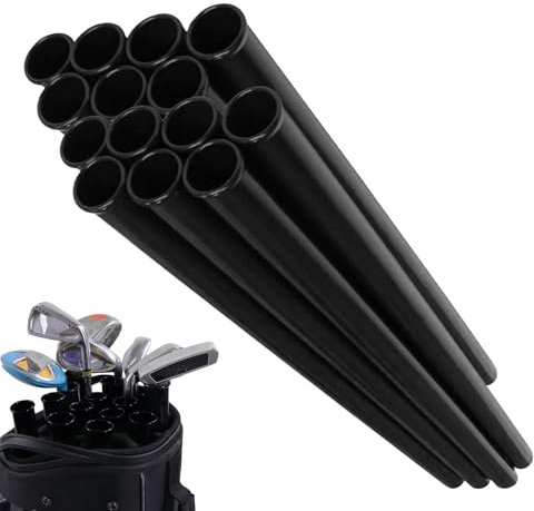 Xasbseulk Golfschläger-Röhren für Golftasche, Trennwände für Taschen, 14 Stück Schläger-Ersatzschutz, Golfschlägertaschen-Zubehör, verstärkter Schlägerhalter für Erwachsene, Golf-Trainingsbereich